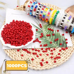 Red Pony Beads - 1000 Pcs Plastic Beads - Image 3