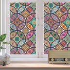 JiffDiff Window Privacy Film Frosted Glass Stain Stickers Boho Decorative - Image 9