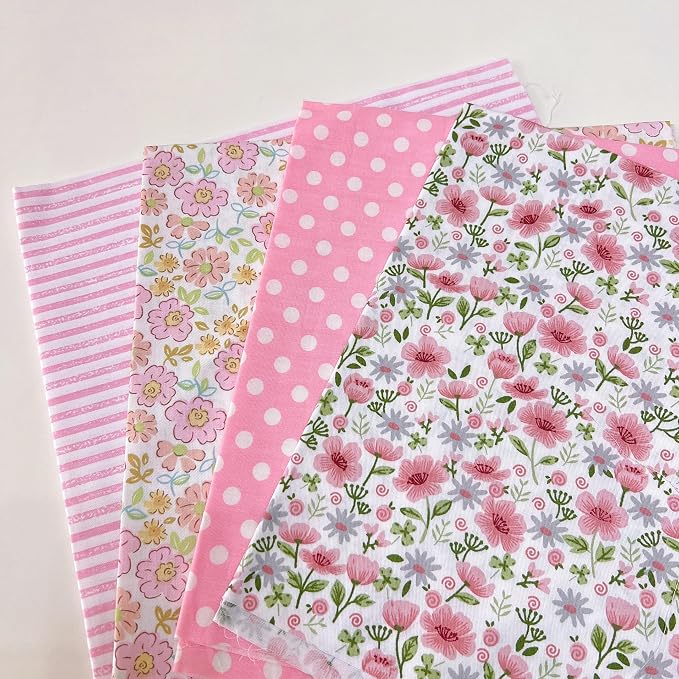 Cotton Fabric DIY Making Supplies Quilting Patchwork Fabric Fat Quarter Bundles - Image 2