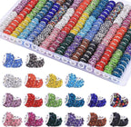 Aipridy European Large Hole Beads, Colorful Glass Charm Beads Set - Image 7