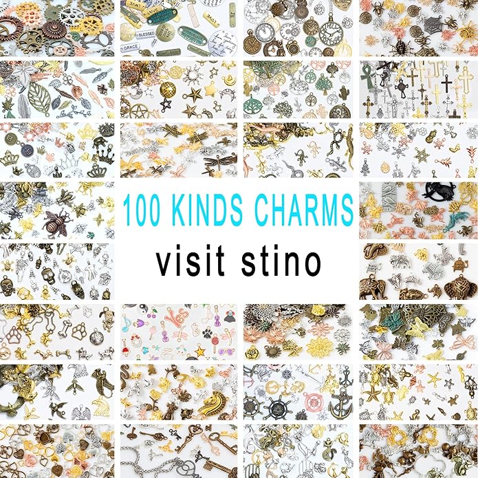 stino 100g Metal Pendant Charms - Image 7