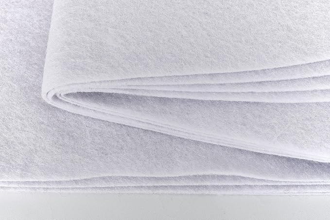 Soft White Felt Fabric 36"X 72"/ 1.6mm Thick Sewing Patwork Material Large - Image 3