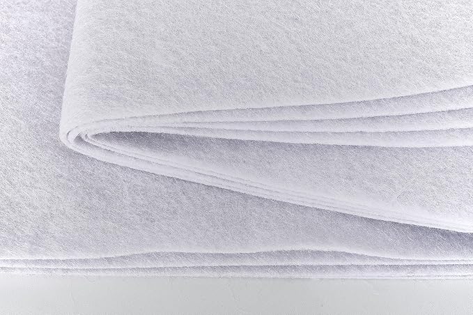 Soft White Felt Fabric 18"X 72"/ 1.6mm Thick Sewing Patwork Material Large - Image 3