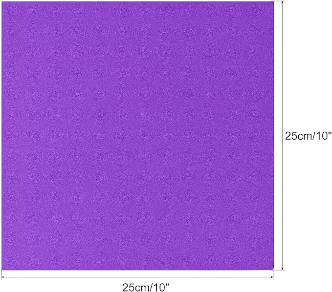 uxcell Purple EVA Foam Sheets 10 x 10 Inch 5mm Thickness - Image 2