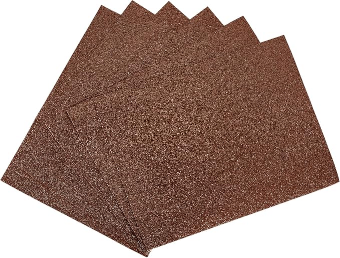 uxcell Brown Shiny EVA Foam Sheets 11 x 8 Inch 2mm Thick by uxcell