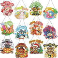 Cinnvoice 12 Pcs Summer Seasonal Diamond Art Hanging Ornament Kit by Cinnvoice