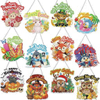 Cinnvoice 12 Pcs Summer Seasonal Diamond Art Hanging Ornament Kit by Cinnvoice