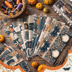HunnmingRe 20 Pcs 10''x10'' Autumn Halloween Quilting Fabric Square Pumpkin - Image 3