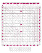Quilting Ruler- 12.5 * 12.5" Slotted Rulers - Image 2