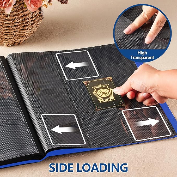 Card Binder, EDUDIIU 9 Pockets Premium Trading Card Binders, Cards Collection - Image 4