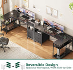 Huuger L Shaped Office Desk - Image 4