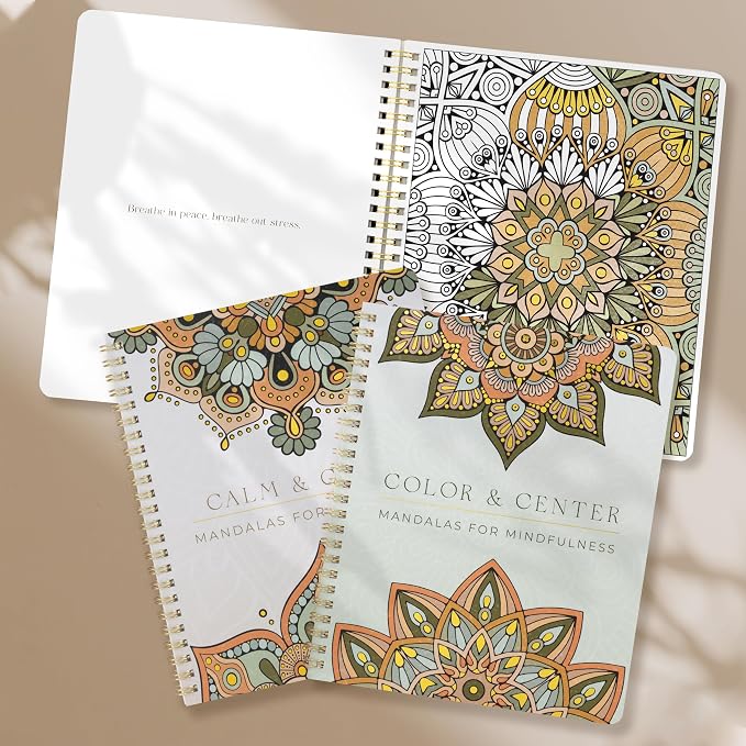 Beautiful Adult Coloring Book Set of 2 - Image 6