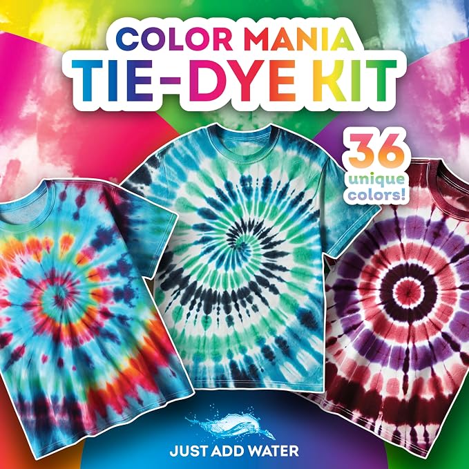 Tulip One-Step Tie-Dye Color Mania 36 Vibrant Colors, All-in-One Tie Dye Kit - Image 7