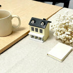 Miniature Villa Model Wooden Tiny House Compact Dollhouse Mini House Storage - Image 5