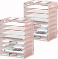 DALTACK 9-Tier Paper Organizer for Desk, Mesh Letter Tray Desk Organizer by DALTACK