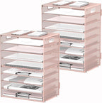 DALTACK 9-Tier Paper Organizer for Desk, Mesh Letter Tray Desk Organizer by DALTACK