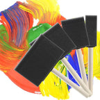 Bates- Foam Paint Brushes, 40 Pack Wooden Handle | Sponge Brushes - Image 6