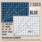 U.S. Art Supply 9" x 12" Self-Healing Cutting Mat 5-Ply - Image 3