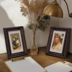 eletecpro 4x6 Vintage Picture Frame, Glass Cover, Horizontal or Vertical - Image 6