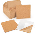 36Pcs 4 Inch Self Adhesive Cork Sheets, 2mm Thick, Thin Cork Tiles by EgticLive