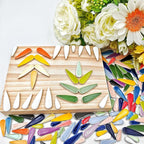 1.1lb Ceramic Mosaic Tiles, Mixed Colour Ceramic Mosaic Pieces - Image 7
