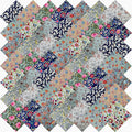 HANPATQUI 50PCS 5 x 5 inch 100% Cotton Fat Quarters Fabric by HANPATQUI