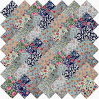 HANPATQUI 50PCS 10 x 10 inch 100% Cotton Fat Quarters Fabric by HANPATQUI