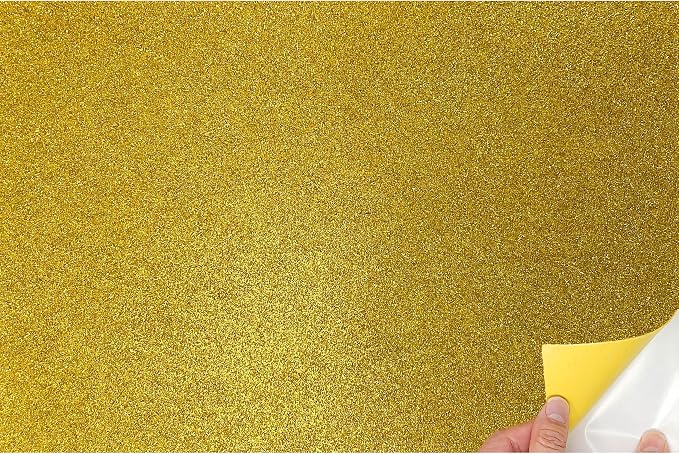 allgala X-Large Self-Adhesive Glitter EVA Foam Sheets 12 Pack 12x16 inch Paper by Allgala