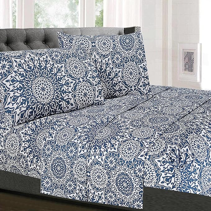 Queen Size Bed Sheets by SweetHomeCollection