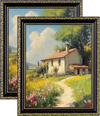 eletecpro 8x10 Vintage Picture Frame, Glass Cover, Horizontal or Vertical by eletecpro