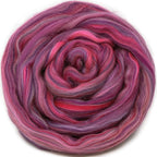 Living Dreams Yarn Festival Merino Wool Fiber. Colorful Combed top roving by LivingDreamsYarn