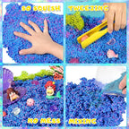 Carolart Mermaid Sensory Bin for Girls, Mermaid Toys, Ocean Sensory Kit | - Image 4