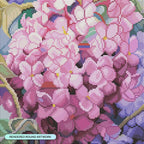 DIAMOND ART CLUB Pink Hydrangea Diamond Painting Kit, Fun DIY Crafts - Image 2