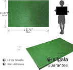 Allgala X-Large Glitter EVA Foam Sheets 12 Pack 12x16 inch Paper Sheets- Green - Image 2