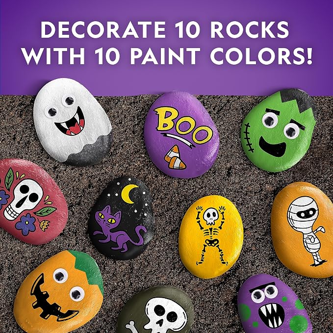 National Geographic Creepy Creatures Rock Painting Kit - Image 2