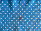 Valentina Textile inc Small Polka Dot Poly Cotton Multi-Colors 60" Wide by VALENTINATEXTILEINC