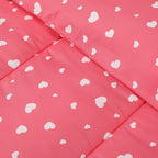 Utopia Bedding Heart Pink Kids Comforter Set - Image 6