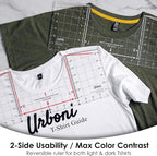 Tshirt Ruler Guide for Vinyl Alignment, Shirt Measurement Tool Placement Center - Image 6