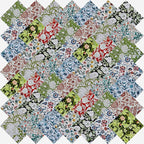 HANPATQUI 50PCS 12 x 12 inch 100% Cotton Fat Quarters Fabric by HANPATQUI