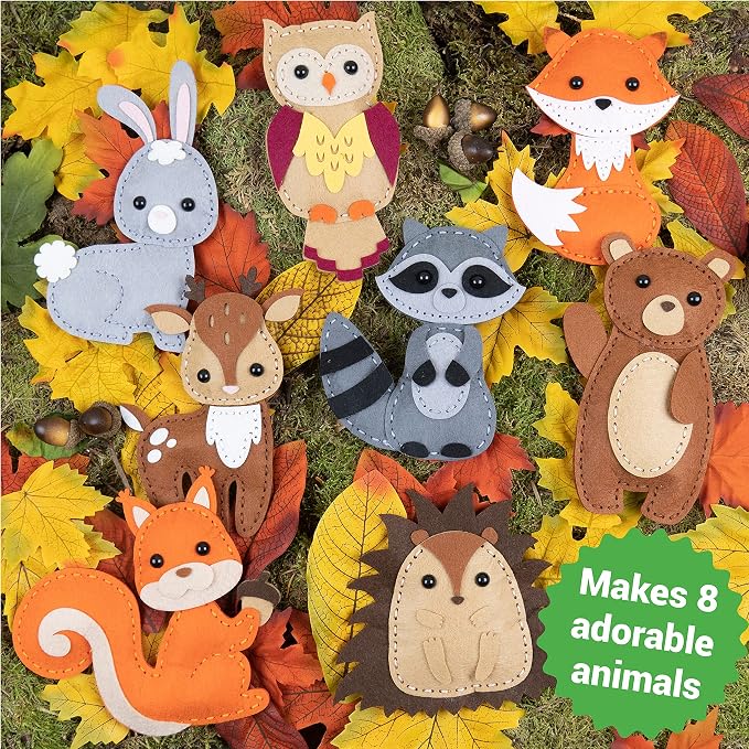 Craftorama Sewing Kit for Kids, Fun and Educational Animal Craft Set for Boys - Image 7