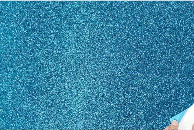 Allgala Jumbo Self-Adhesive Glitter EVA Foam Sheets 10 Pack 16x24 inch Paper by Allgala