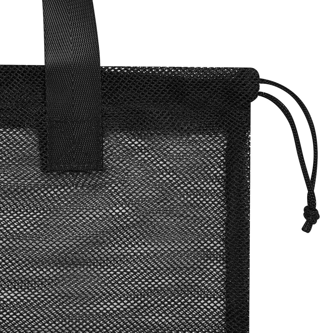 Mesh Laundry Bags with Handles & Double Drawstring Closure – Heavy Duty, Breathable 18 x 24 Inch Nylon for Dorm & Travel – Set of 2