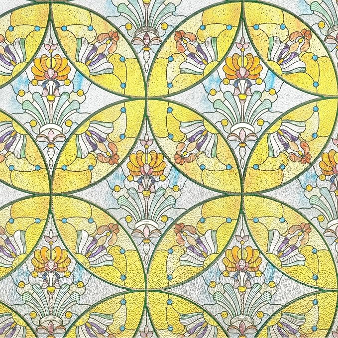 3D Stained Glass Window Film, Decorative Window Privacy Film - Image 2