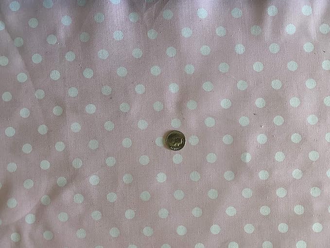Valentina Textile inc Small Polka Dot Poly Cotton Multi-Colors 60" Wide by VALENTINATEXTILEINC