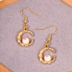Gold-Tone Moon Charms with Rhinestones - Image 4