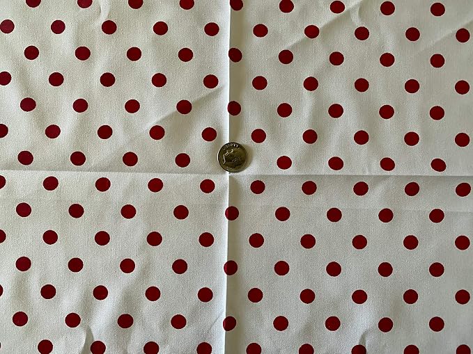 Valentina Textile inc Small Polka Dot Poly Cotton Multi-Colors 60" Wide - Image 2