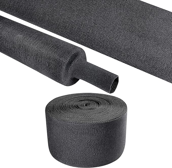 2 in 1 Heat Shrink Braided Sleeving Fabric Tubing-Ideal fit Irregular Shape by Sunnarepoon