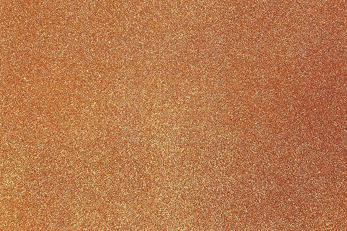 Allgala Jumbo Glitter EVA Foam Sheets 10 Pack 16x24 inch Paper Sheets- Orange by Allgala