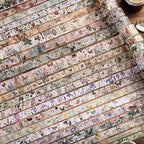 42 Rolls Vintage Washi Tape Set, Delicate Butterfly & Lush Floral Botanical - Image 5
