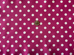 Valentina Textile inc Small Polka Dot Poly Cotton Multi-Colors 60" Wide by VALENTINATEXTILEINC
